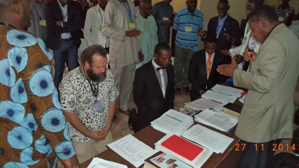 Induction of The Tentmakers at Nigeria Evangelical Missions Association(NEMA)